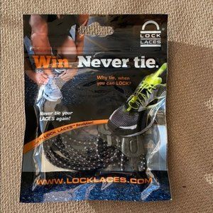 Lock Laces “Never Tie Shoes Again” Shoestrings (Brown)